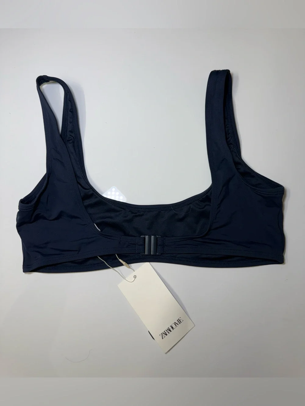 Zara Home navy blue bikini top size M